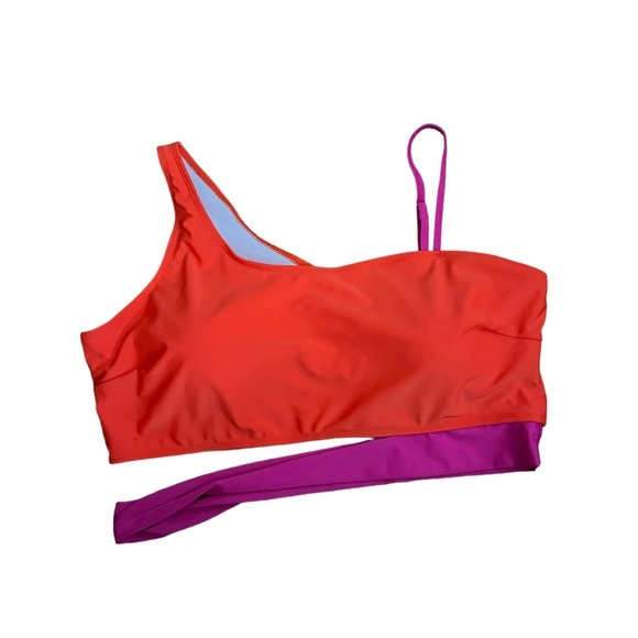 Orange and Pink 4XL Bikini Top - Picture 1 of 3